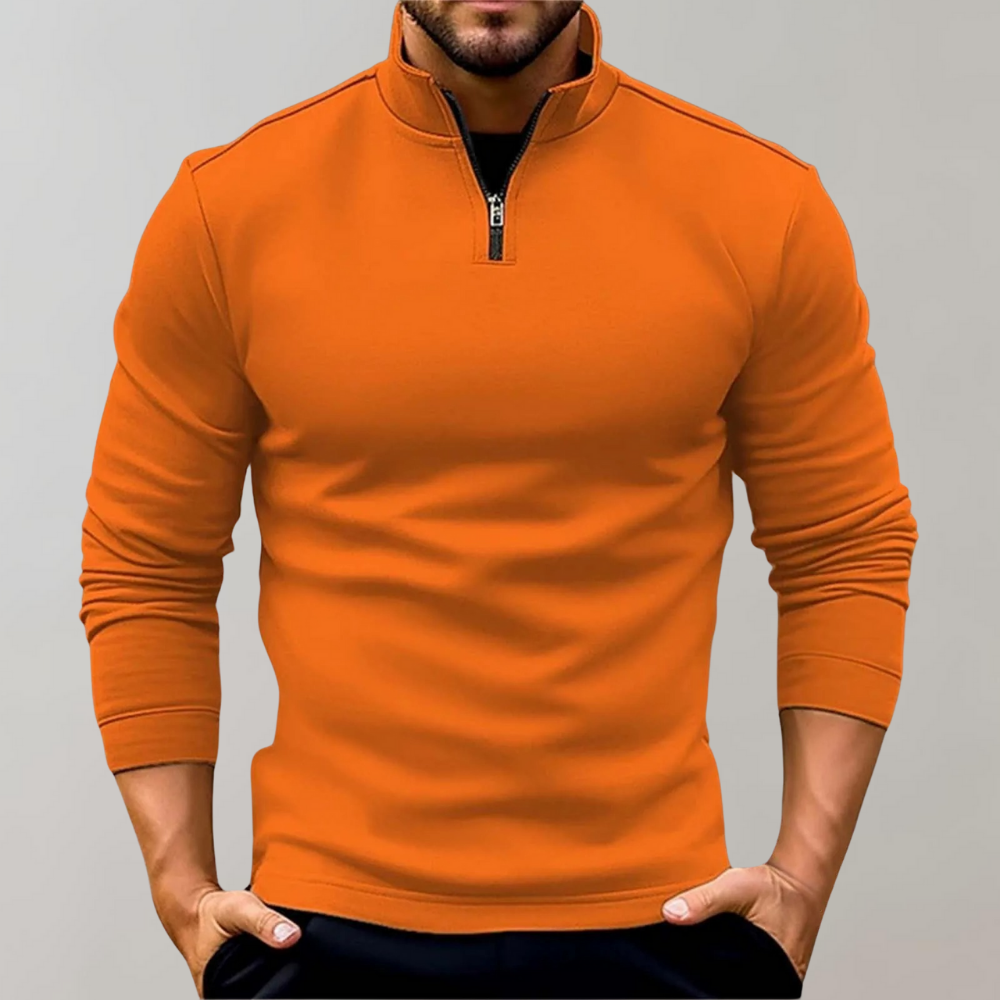 Sigurd | Casual og Stilfuld Kvart-Lynlås Pullover - Freya Kobenhavn