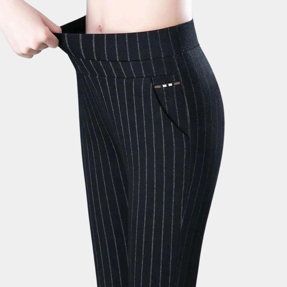 Delphine | Komfortable og Elastiske Slim Fit Bukser - Freya Kobenhavn