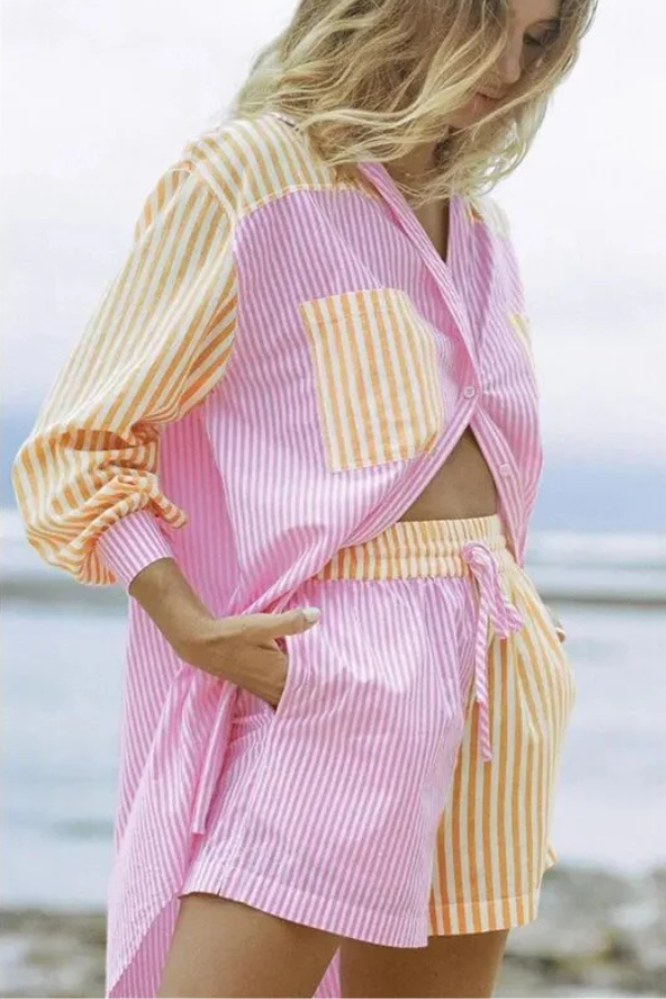 Bettina | Stilfuldt Casual Shorts Sæt