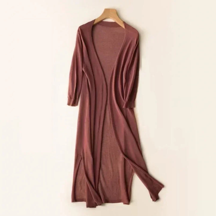 Josefine™ | Lang Åben-Front Cardigan - Freya Kobenhavn