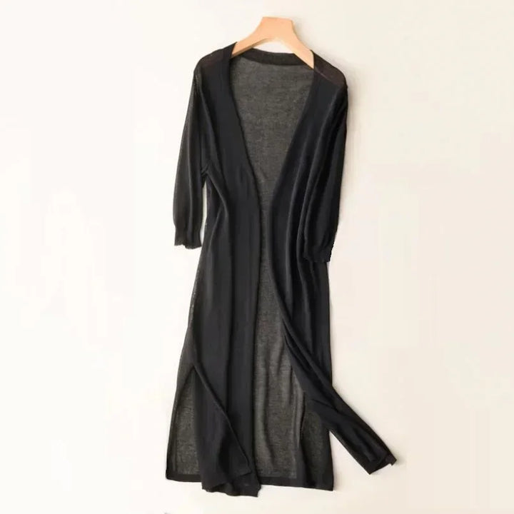 Josefine™ | Lang Åben-Front Cardigan - Freya Kobenhavn