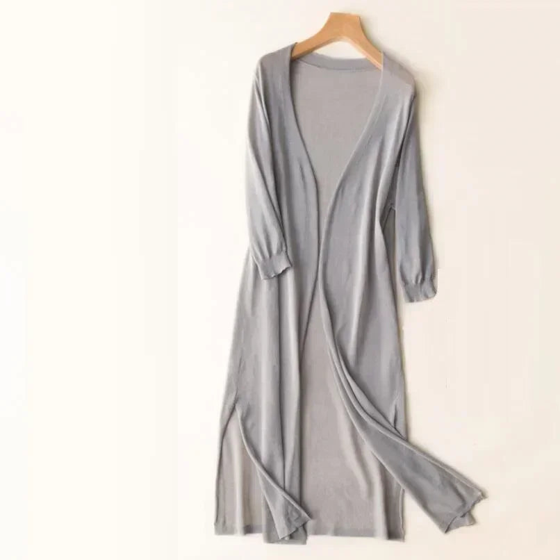 Josefine™ | Lang Åben-Front Cardigan - Freya Kobenhavn