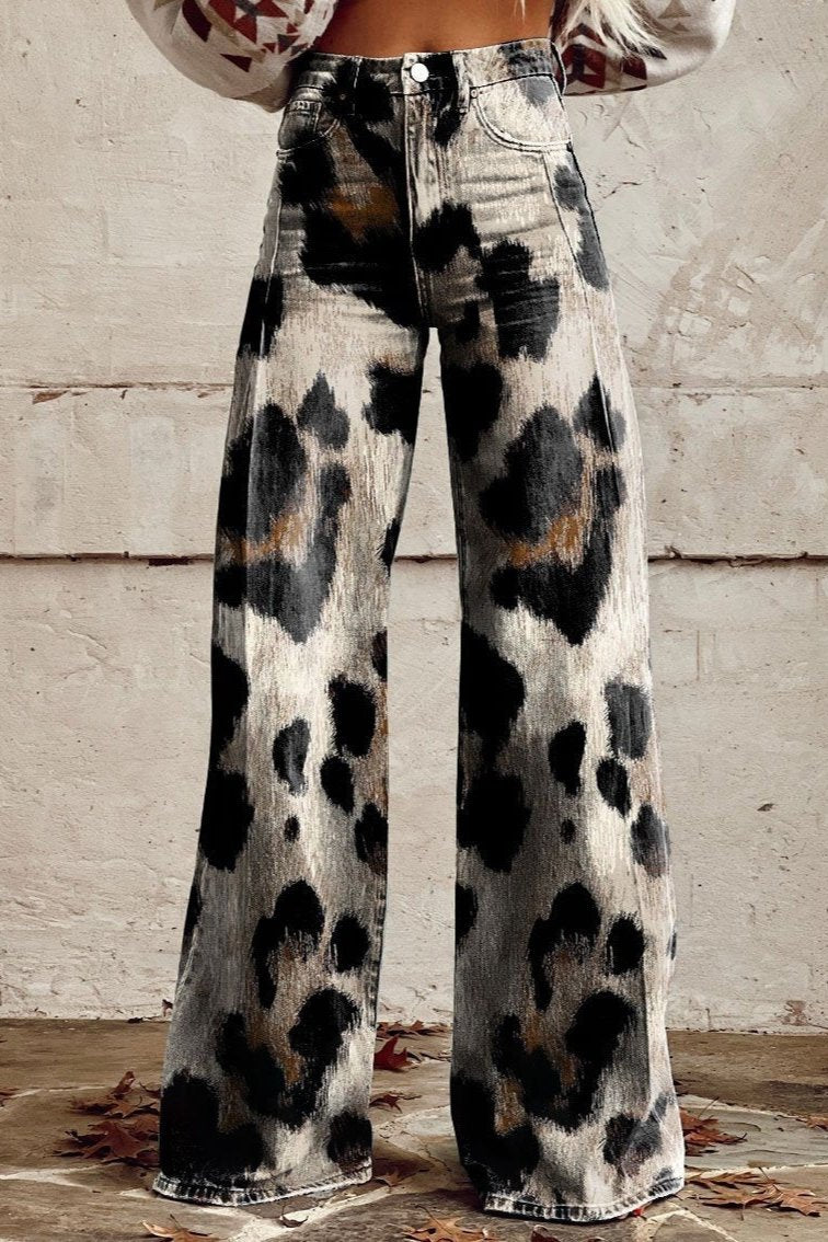 Susanne | Slå-ud Jeans med Vildt Udtryk - Freya Kobenhavn