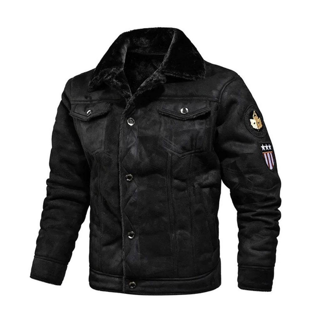 Aksel™ | Herre Aviatorjakke med Shearling-for - Freya Kobenhavn