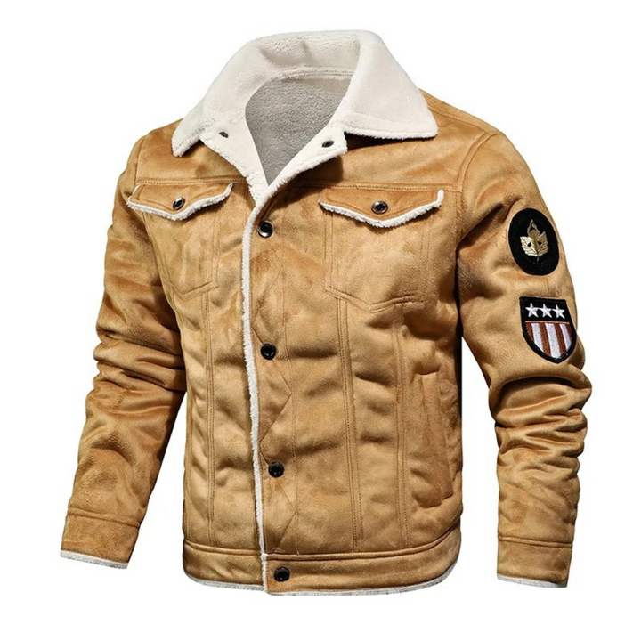 Aksel™ | Herre Aviatorjakke med Shearling-for - Freya Kobenhavn