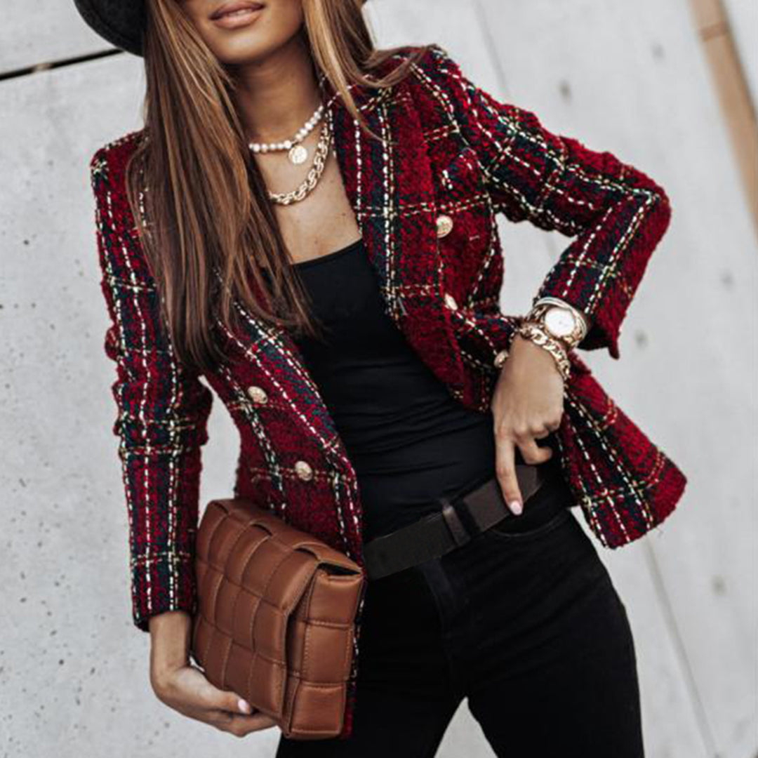 Lilian | Stilfuld og Elegant Tweedblazer - Freya Kobenhavn