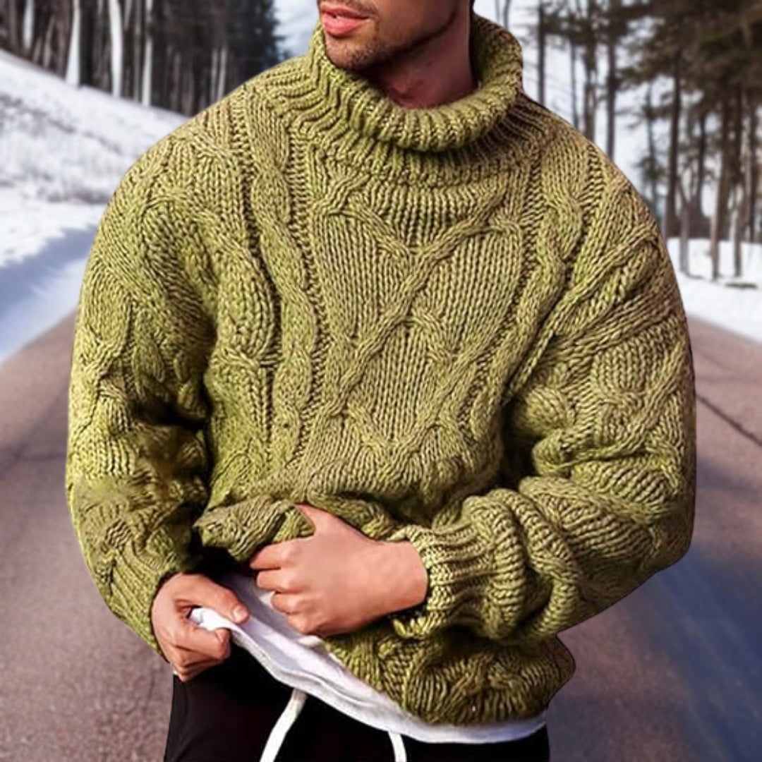 Thorkild | Herrestrik med Turtleneck - Freya Kobenhavn