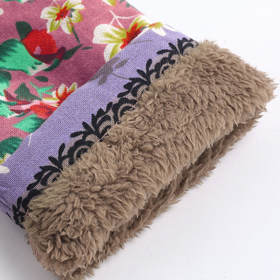 Bettina | Vinter Kvinders Blomstret Hættetrøje Jakke - Freya Kobenhavn