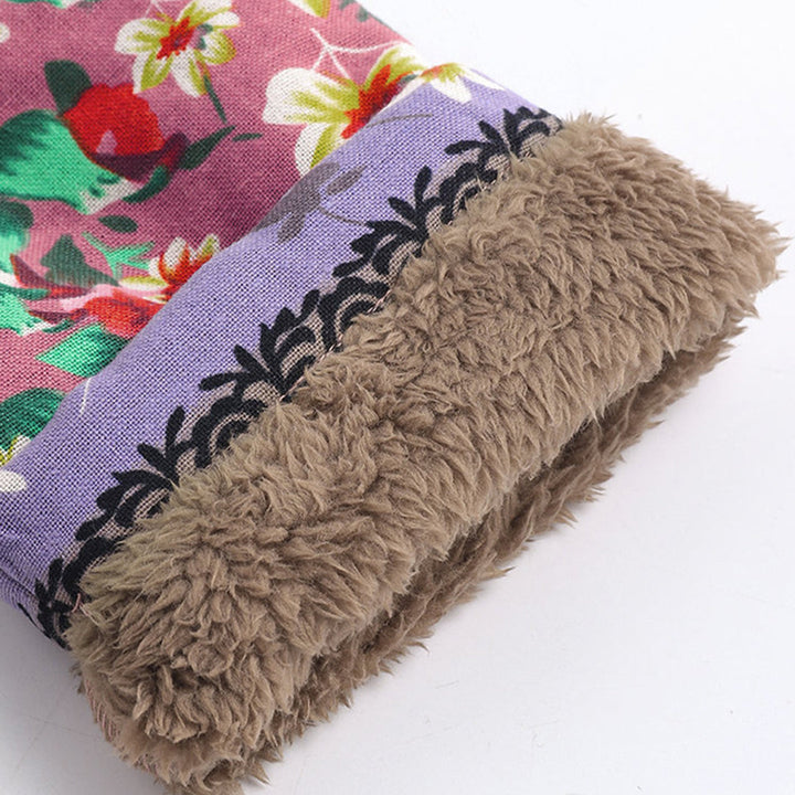 Bettina | Vinter Kvinders Blomstret Hættetrøje Jakke - Freya Kobenhavn