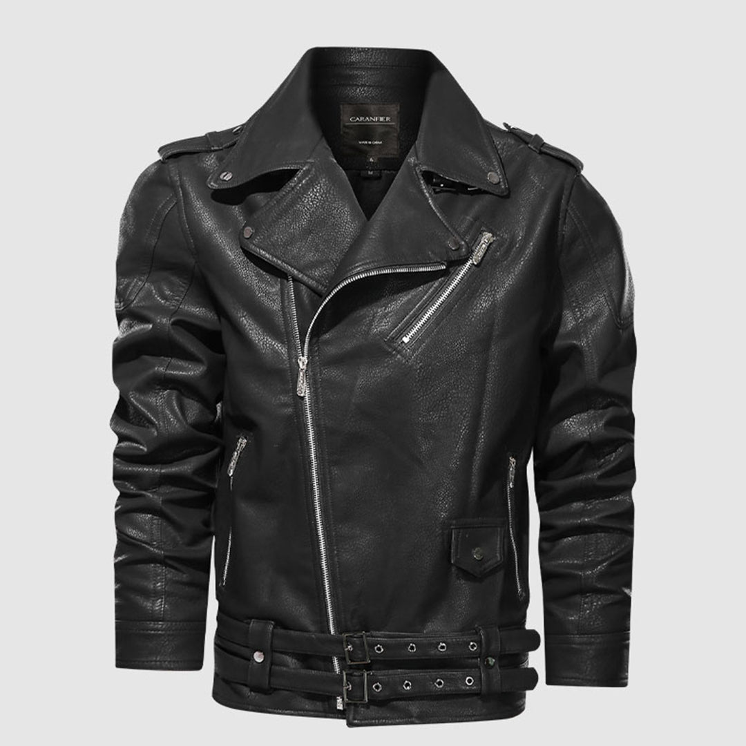 Axel™ | Klassisk Biker Læderjakke - Freya Kobenhavn