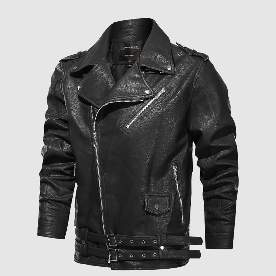 Axel™ | Klassisk Biker Læderjakke - Freya Kobenhavn