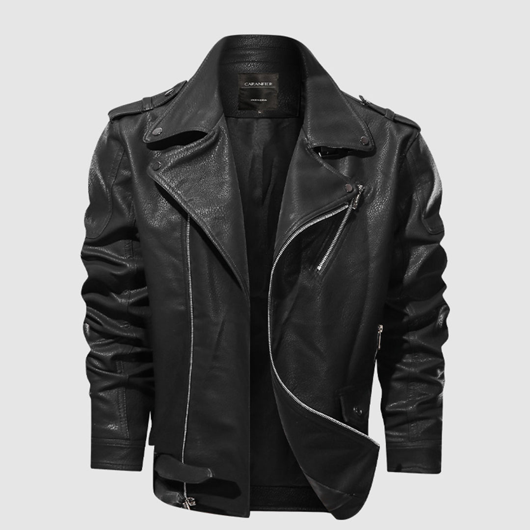 Axel™ | Klassisk Biker Læderjakke - Freya Kobenhavn