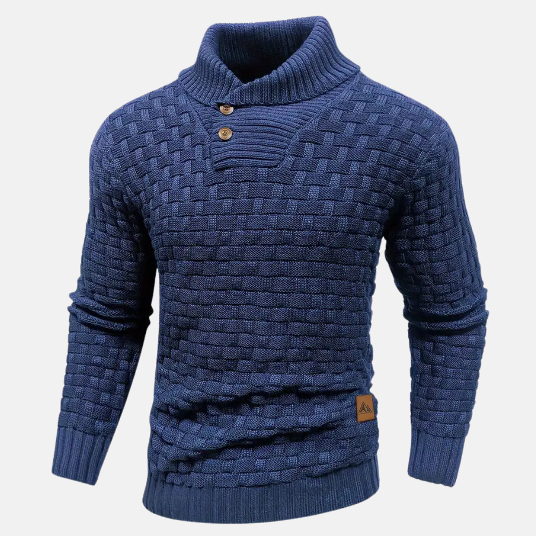 Jochum | Herre Casual Strik Sweater med Knapper - Freya Kobenhavn