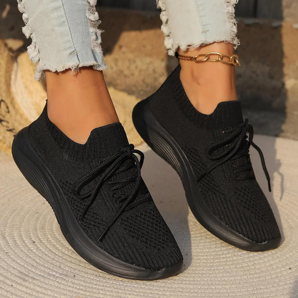 Monika | Women’s Breathable Knit Sneakers with Flexible Sole - Freya Kobenhavn