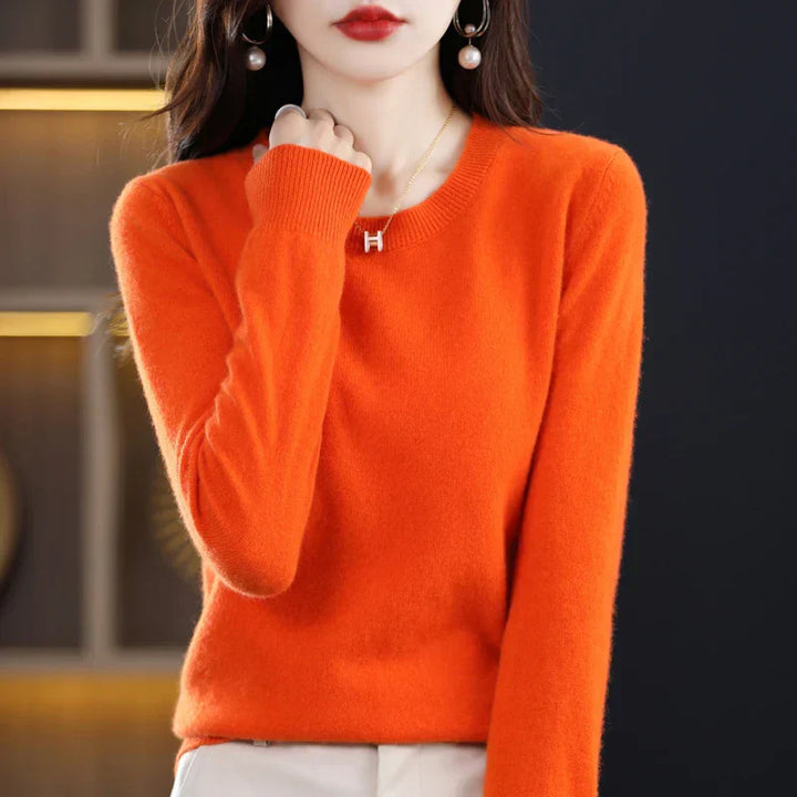 Gitte™ | Stilfuld Blød Lyserød Sweater - Freya Kobenhavn