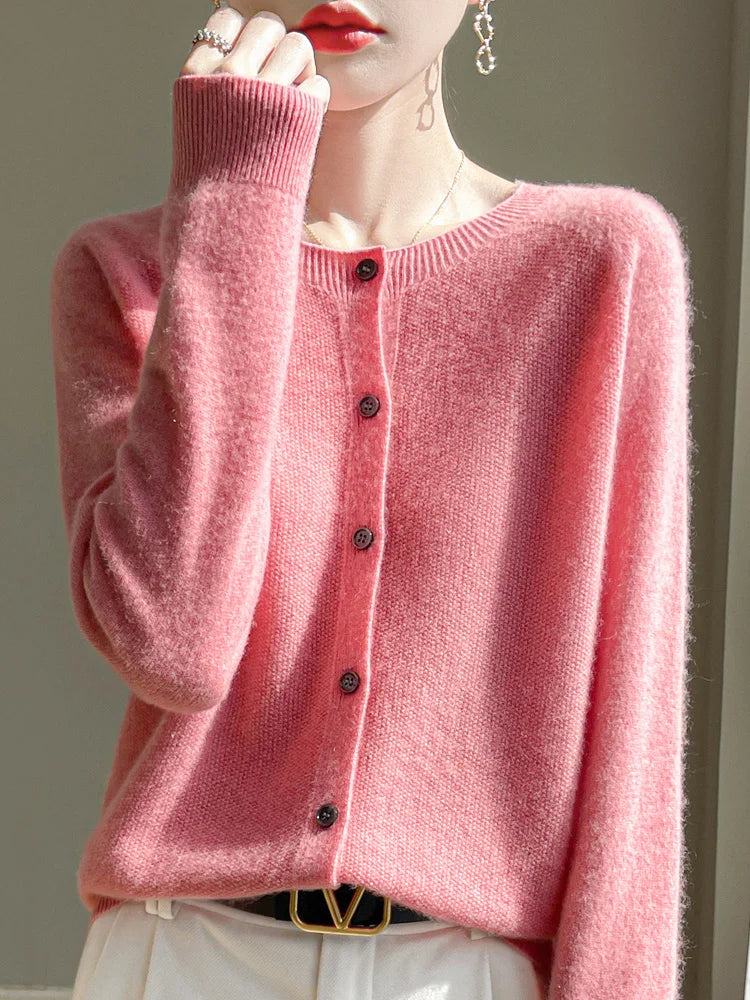 Jasmin | Elegant Og Stilfuld Let Cardigan Med Knapper - Freya Kobenhavn