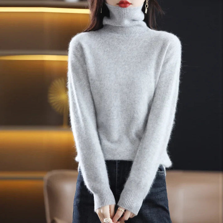 Grethe™ | Stilfuld Rullekrave Sweater - Freya Kobenhavn