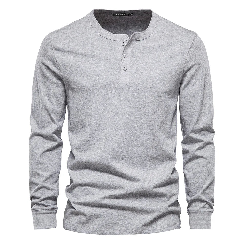 Lorenz | Stilfuld Og Behagelig Langærmet Henley-Shirt - Freya Kobenhavn