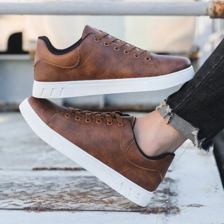 Lauge | Herresneakers med Hvid Sål - Freya Kobenhavn