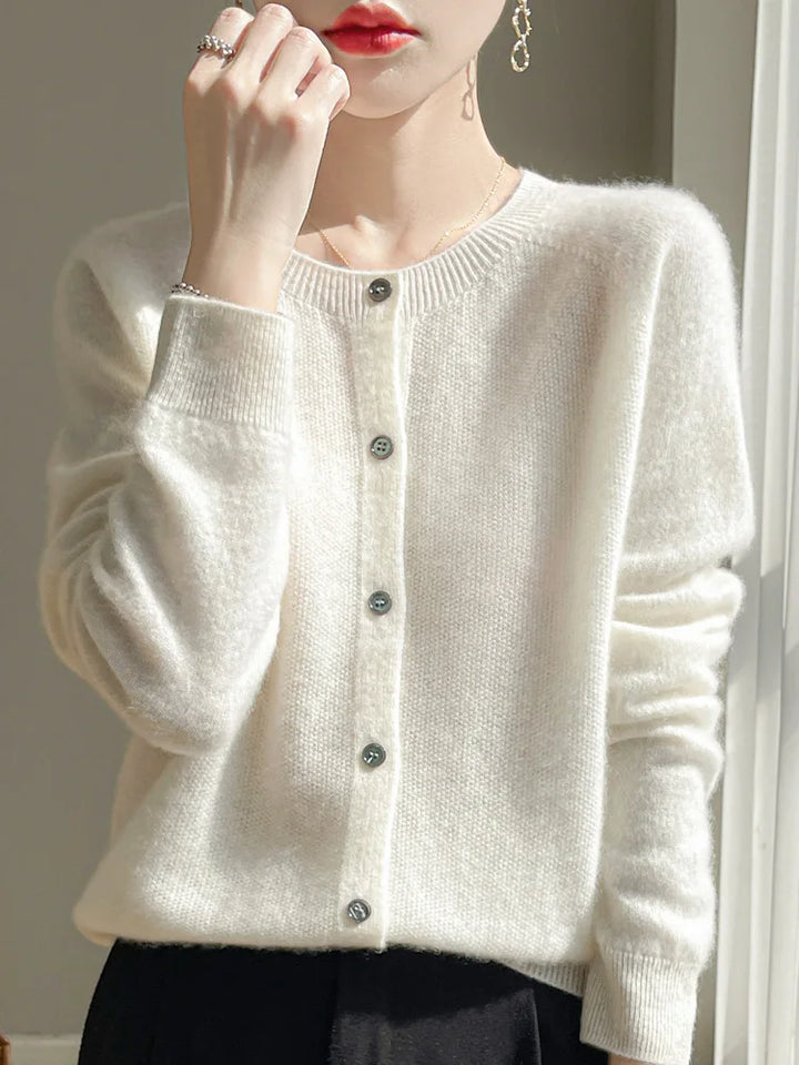 Jasmin | Elegant Og Stilfuld Let Cardigan Med Knapper - Freya Kobenhavn