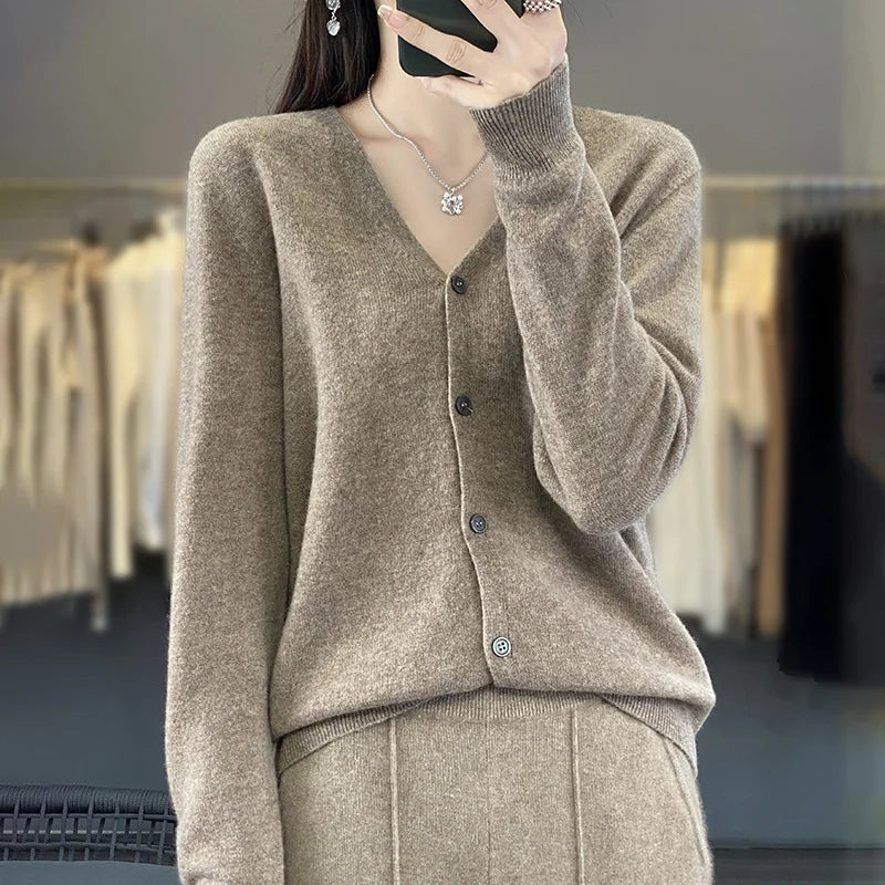 Christella | Elegant Og Behagelig Vintercardigan - Freya Kobenhavn