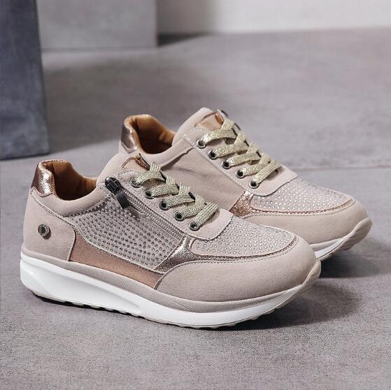 Aage | Smarte Metalliske Sneakers Med Lynlås - Freya Kobenhavn