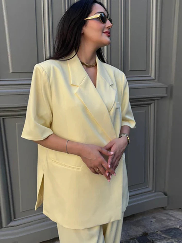Grethe | Dame Sommerblazer Med Løs Pasform - Freya Kobenhavn