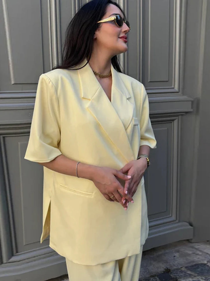 Grethe | Dame Sommerblazer Med Løs Pasform - Freya Kobenhavn