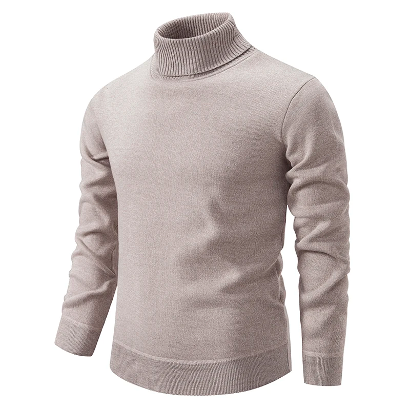 Erland | Herre Vinter Rullekravesweater med Ribstrikket Hals - Freya Kobenhavn