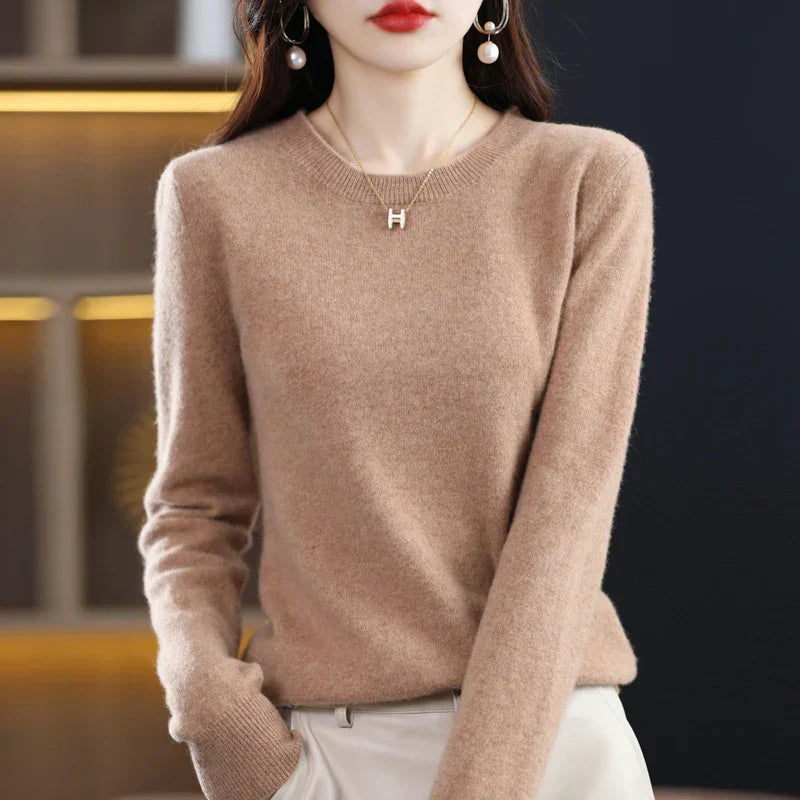 Gitte™ | Stilfuld Blød Lyserød Sweater - Freya Kobenhavn
