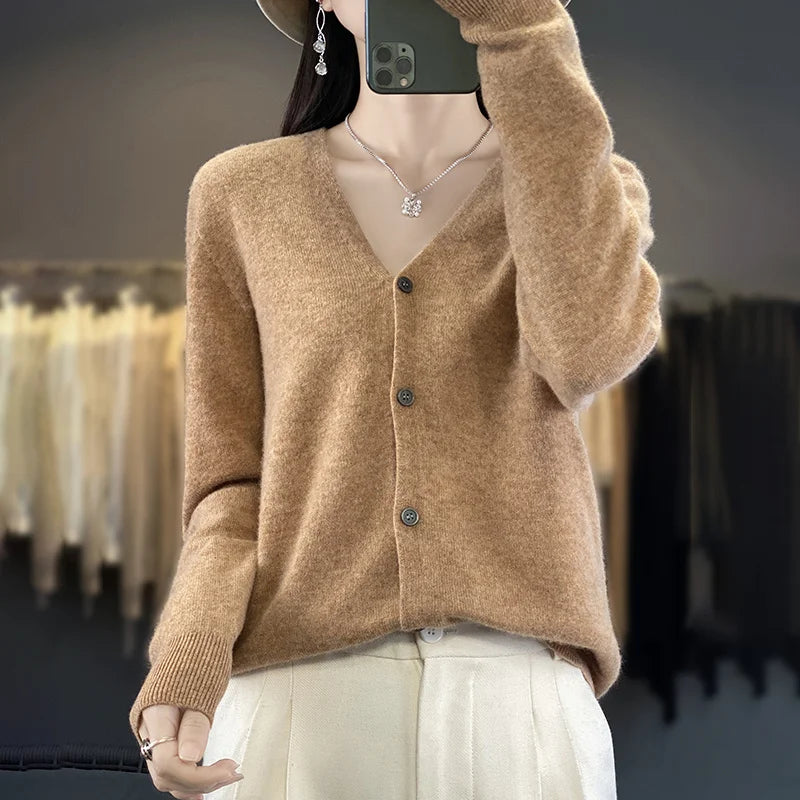 Christella | Elegant Og Behagelig Vintercardigan - Freya Kobenhavn
