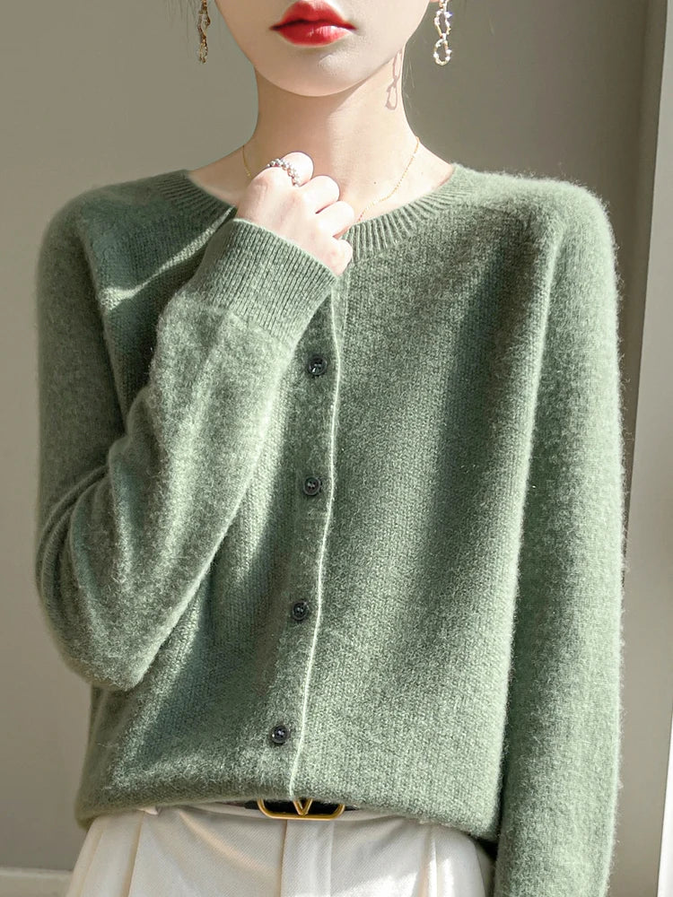 Jasmin | Elegant Og Stilfuld Let Cardigan Med Knapper - Freya Kobenhavn