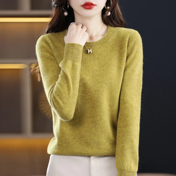 Gitte™ | Stilfuld Blød Lyserød Sweater - Freya Kobenhavn