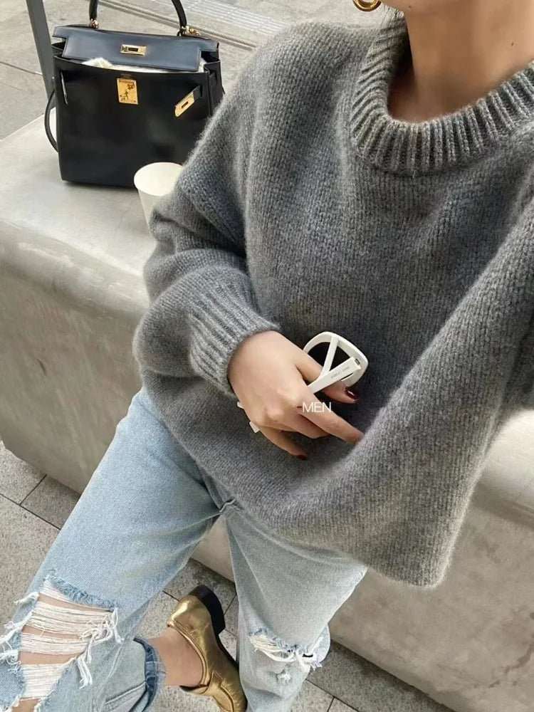 Jonna | Stilfuld Og Behagelig Oversized Sweater - Freya Kobenhavn