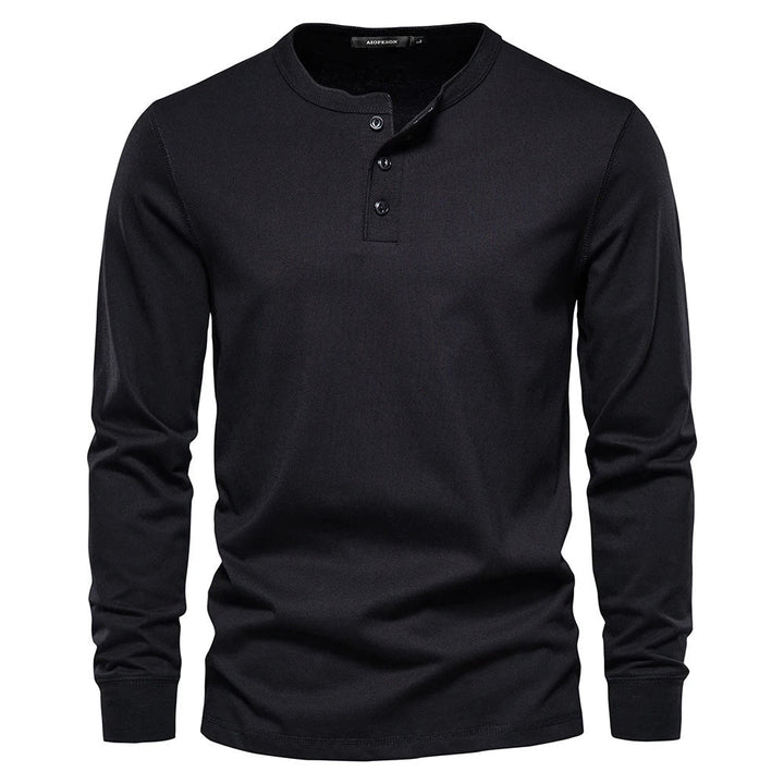 Lorenz | Stilfuld Og Behagelig Langærmet Henley-Shirt - Freya Kobenhavn