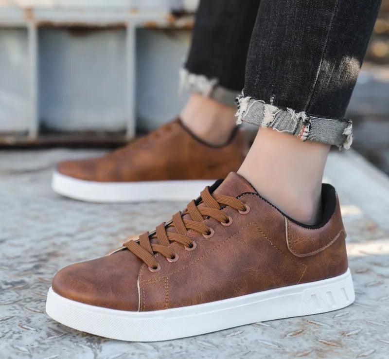 Lauge | Herresneakers med Hvid Sål - Freya Kobenhavn
