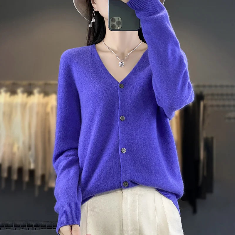 Christella | Elegant Og Behagelig Vintercardigan - Freya Kobenhavn
