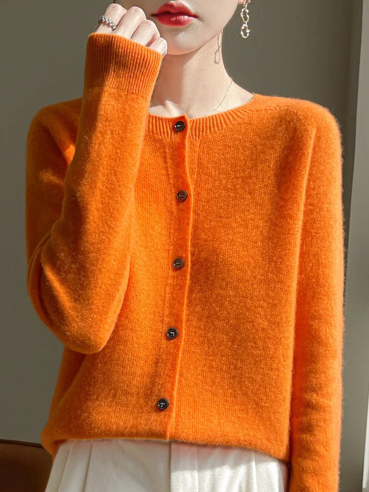 Jasmin | Elegant Og Stilfuld Let Cardigan Med Knapper - Freya Kobenhavn