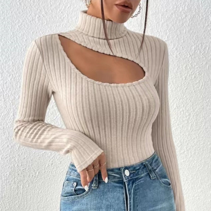 Margit | Dame Langærmet Cutout Top Med Detalje - Freya Kobenhavn
