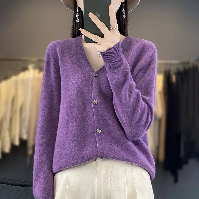 Christella | Elegant Og Behagelig Vintercardigan - Freya Kobenhavn