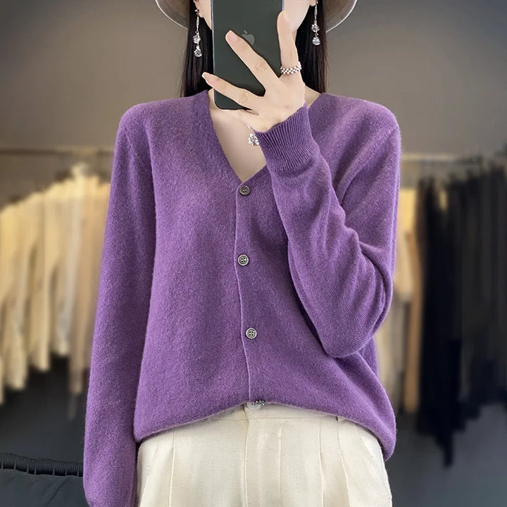 Christella | Elegant Og Behagelig Vintercardigan - Freya Kobenhavn