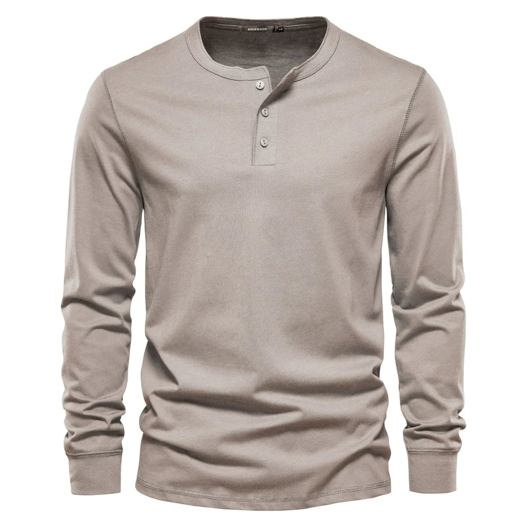 Lorenz | Stilfuld Og Behagelig Langærmet Henley-Shirt - Freya Kobenhavn