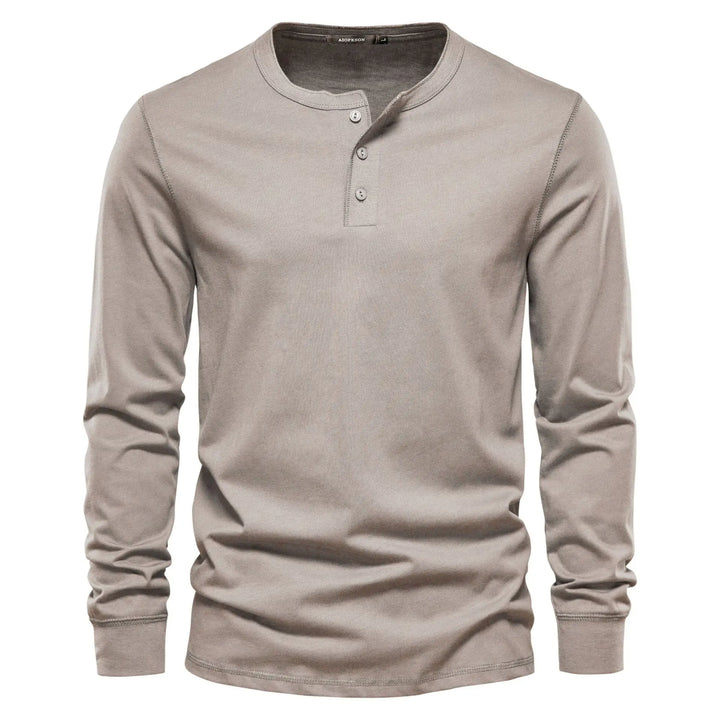 Lorenz | Stilfuld Og Behagelig Langærmet Henley-Shirt - Freya Kobenhavn