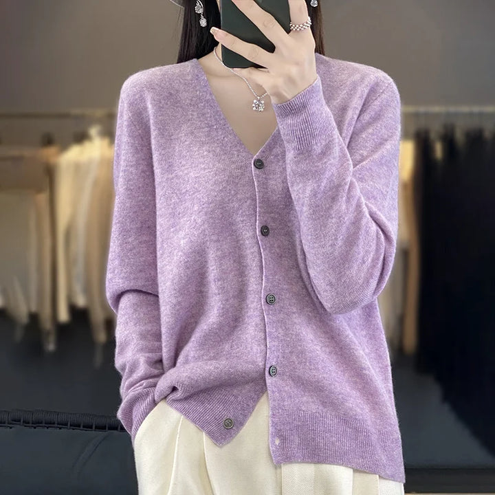 Christella | Elegant Og Behagelig Vintercardigan - Freya Kobenhavn