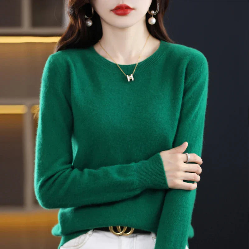 Gitte™ | Stilfuld Blød Lyserød Sweater - Freya Kobenhavn