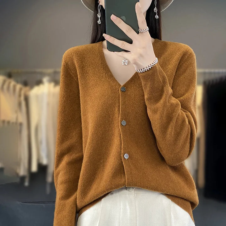 Christella | Elegant Og Behagelig Vintercardigan - Freya Kobenhavn
