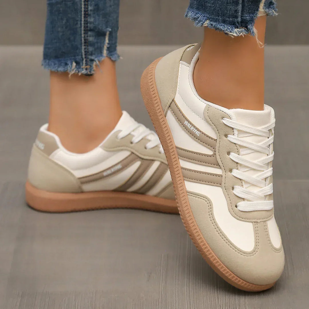 Celina | Dame Vinter Sneakers med Snøring og Blød Sål - Freya Kobenhavn