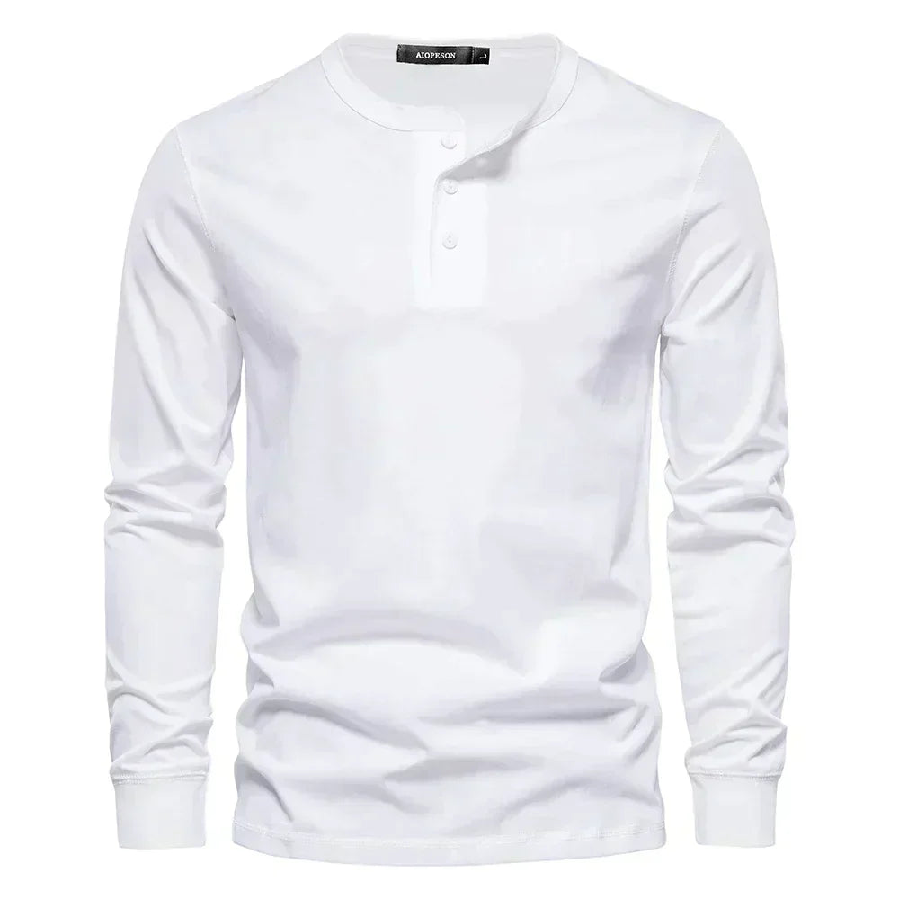 Lorenz | Stilfuld Og Behagelig Langærmet Henley-Shirt - Freya Kobenhavn