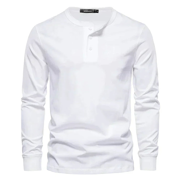 Lorenz | Stilfuld Og Behagelig Langærmet Henley-Shirt - Freya Kobenhavn