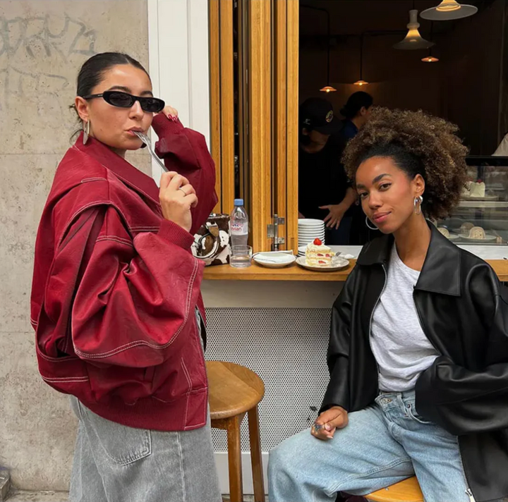 Faye™ | Oversized Læderjakke - Freya Kobenhavn